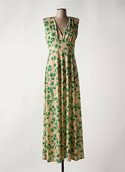 Robe longue vert LA CROISETTE pour femme seconde vue