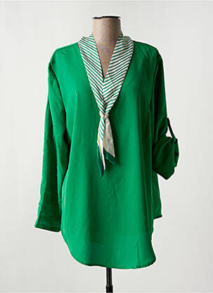 Tunique manches longues vert NH-3 pour femme