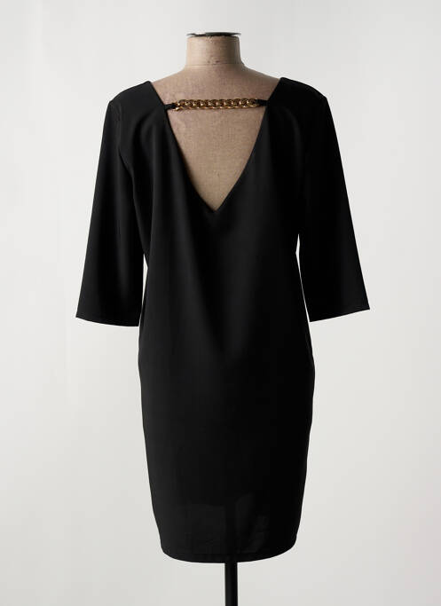 Robe courte noir LA CROISETE pour femme