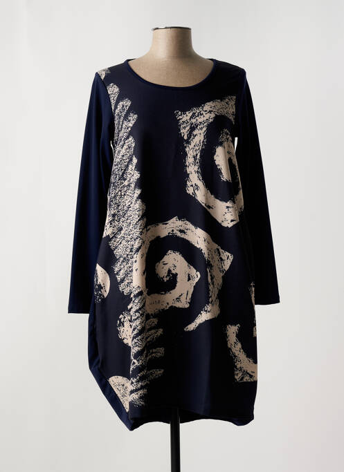 Robe mi-longue bleu G!OZE pour femme