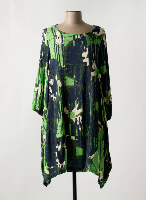 Robe mi-longue vert G!OZE pour femme