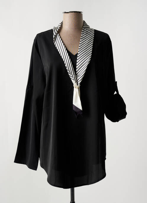 Tunique manches longues noir NH-3 pour femme