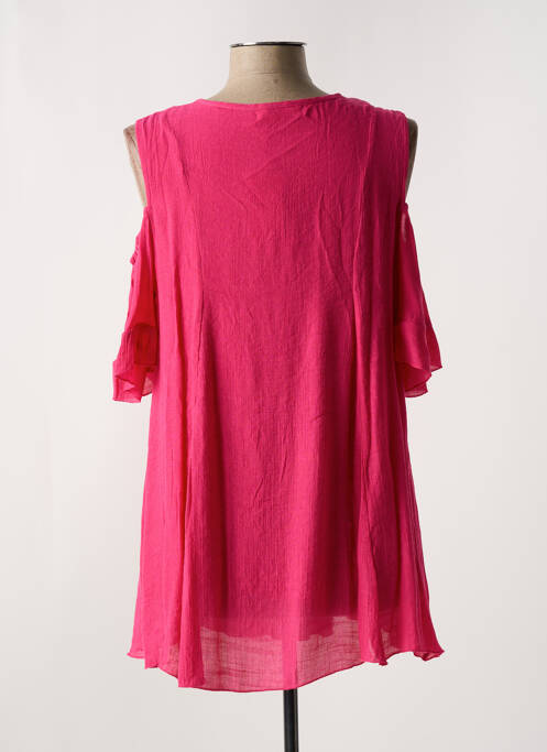 Tunique manches longues rose WORLD FASHION pour femme