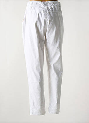 Jogging stretch taille normale blanc LAURA femme