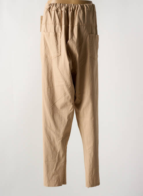 Jogging poches taille normale marron LAURA femme