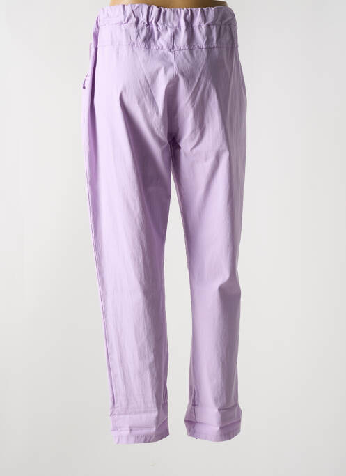 Jogging stretch taille normale violet LAURA femme