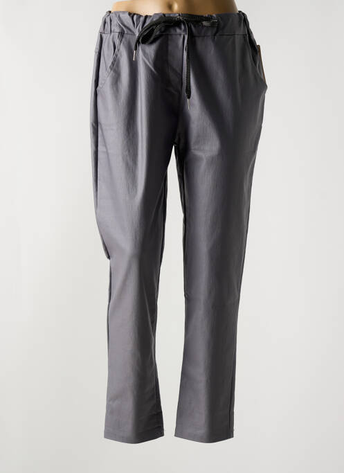 Jogging slim taille normale gris LAURA femme