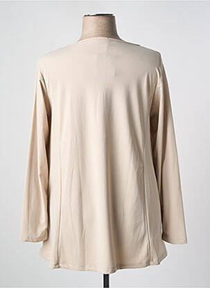 Top coupe fluide manches longues beige G!OZE femme