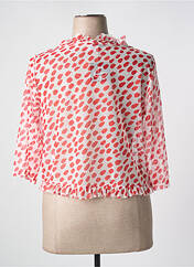 Gilet manches longues rouge G!OZE pour femme seconde vue