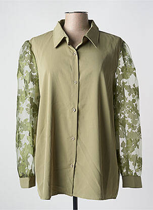 Chemisier vert AMY&CLO pour femme