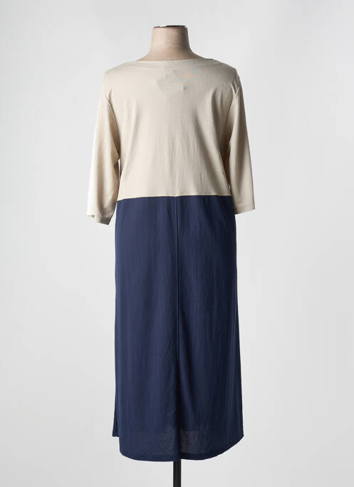 Robe mi-longue bleu G!OZE pour femme