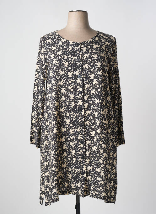 Robe mi-longue noir G!OZE pour femme