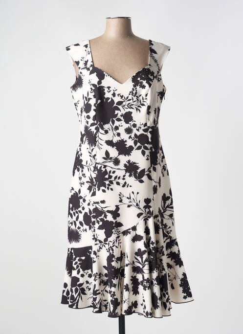 Robe mi-longue noir SPG WOMAN pour femme