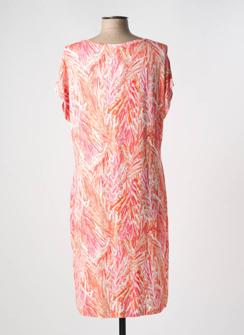 Robe mi-longue orange JOY OF LIFE pour femme