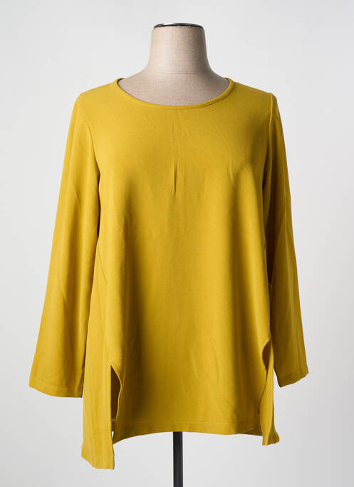 Tunique manches longues jaune G!OZE pour femme