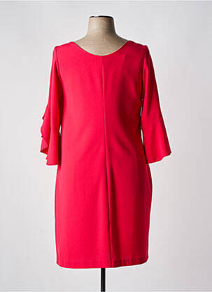 Robe mi-longue manches 3/4 manches 3/4 rouge SPG WOMAN femme