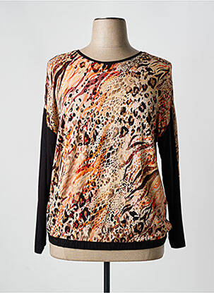 T-shirt manches longues manches longues noir HAJO femme