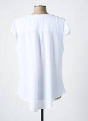 Tunique manches courtes blanc NH-3 pour femme seconde vue