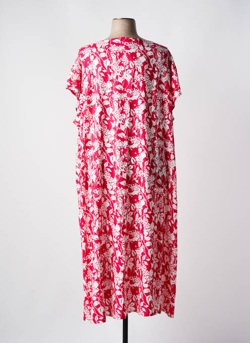 Robe longue manches courtes manches courtes rouge ALLER SIMPLEMENT femme