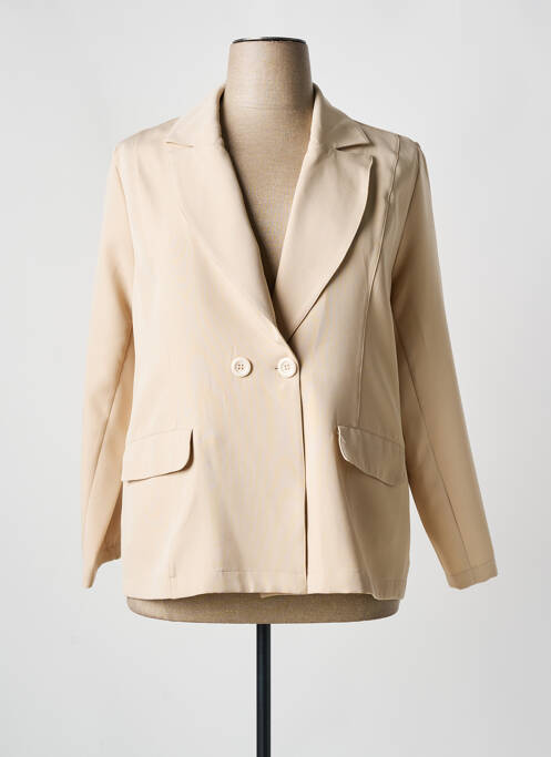 Blazer poches beige VETISTYLE femme