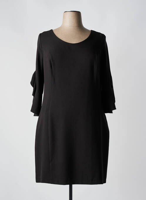 Robe mi-longue noir SPG WOMAN pour femme