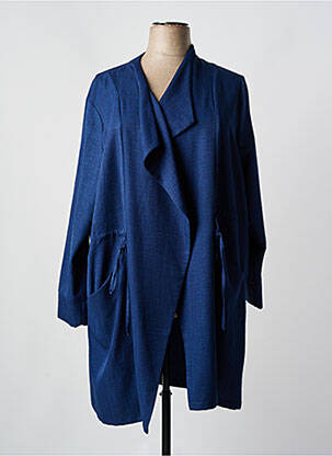 Veste casual coupe droite bleu SPG WOMAN femme