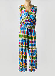 Combi-pantalon sans manche sans manche bleu 2W PARIS femme