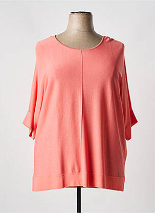 Pull orange JOY OF LIFE pour femme