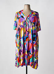 Robe mi-longue violet 2W PARIS pour femme seconde vue