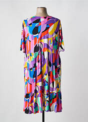 Robe mi-longue violet 2W PARIS pour femme seconde vue