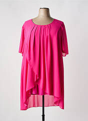 Tunique manches courtes rose 2W PARIS pour femme seconde vue