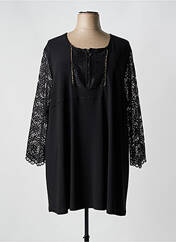 Tunique manches longues noir 2W PARIS pour femme seconde vue