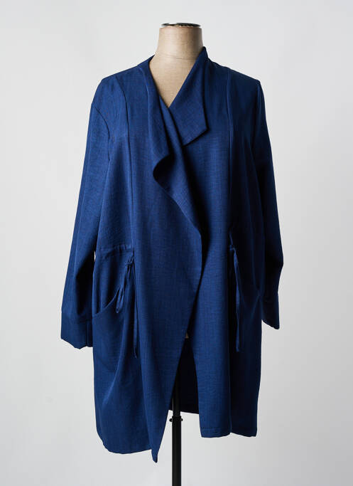 Veste casual coupe droite bleu SPG WOMAN femme