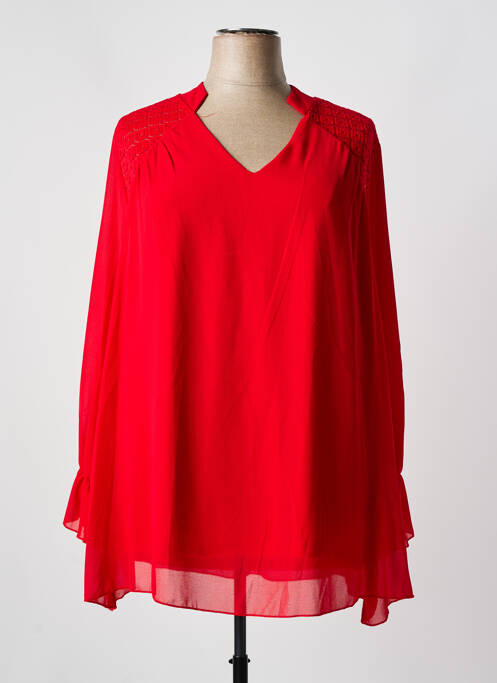 Blouse rouge 2W PARIS pour femme