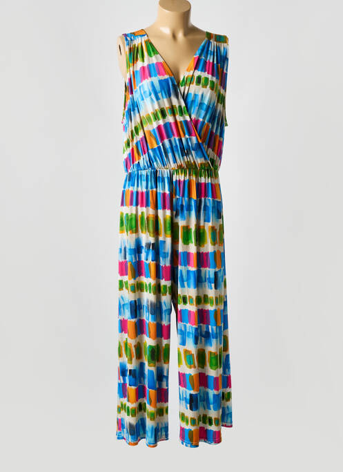 Combi-pantalon bleu 2W PARIS pour femme