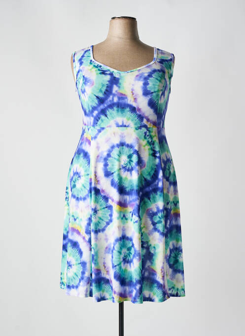 Robe mi-longue bleu SPG WOMAN femme