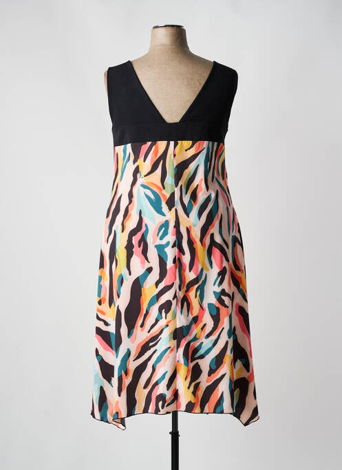 Robe mi-longue noir SPG WOMAN pour femme