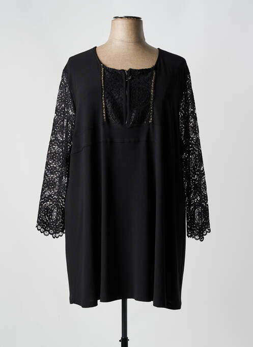 Tunique manches longues noir 2W PARIS pour femme