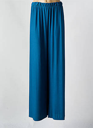 Pantalon large tissage crêpe taille normale bleu SPG WOMAN femme