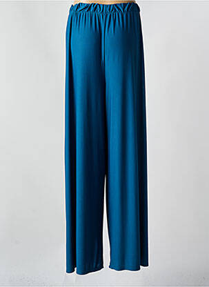 Pantalon large tissage crêpe taille normale bleu SPG WOMAN femme