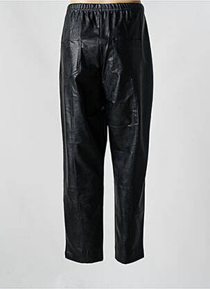 Pantalon slim taille élastique taille normale noir 2W PARIS femme