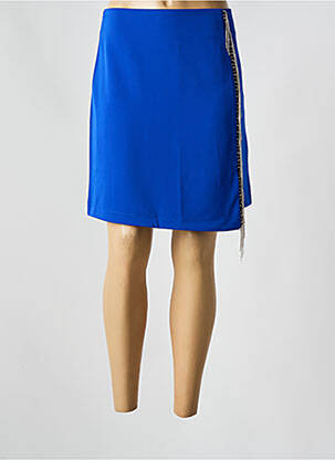 Jupe courte doublure bleu AMY&CLO femme