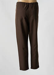 Pantalon droit marron KAKIE pour femme seconde vue