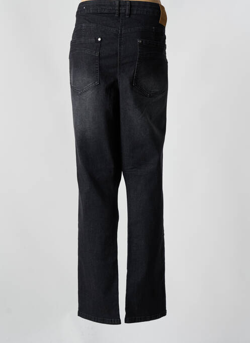 Jeans coupe slim stretch taille normale noir ZHENZI femme