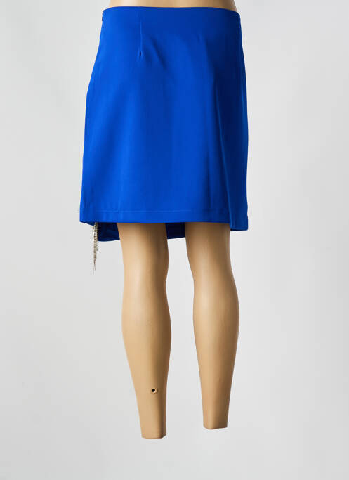 Jupe courte doublure bleu AMY&CLO femme