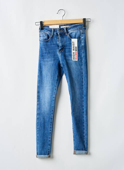 Jeans skinny bleu HELLO MISS pour femme
