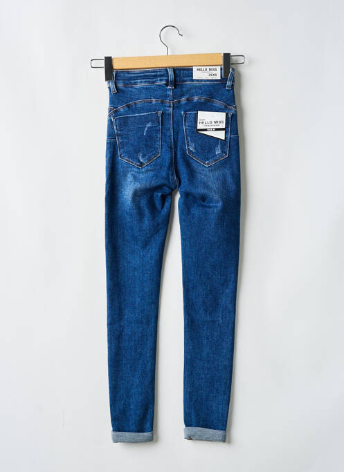 Jeans skinny bleu HELLO MISS pour femme