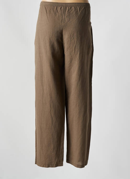 Pantalon droit marron G!OZE pour femme