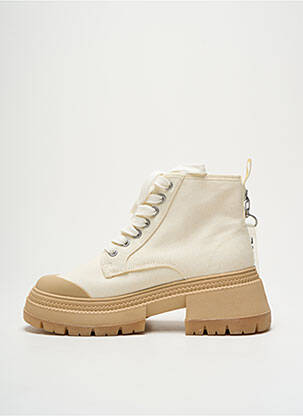 Bottines/boots talon bas talon de 4 à 6cm beige NO NAME femme