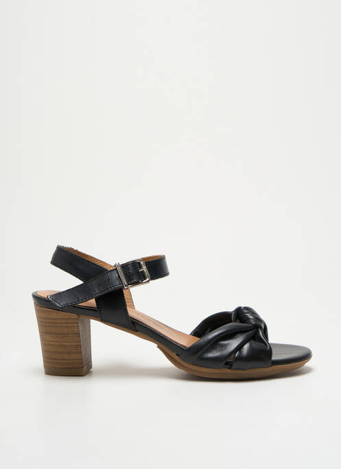Sandales/nu pieds matière lisse talon de 4 à 6cm noir RAQUEL PEREZ femme
